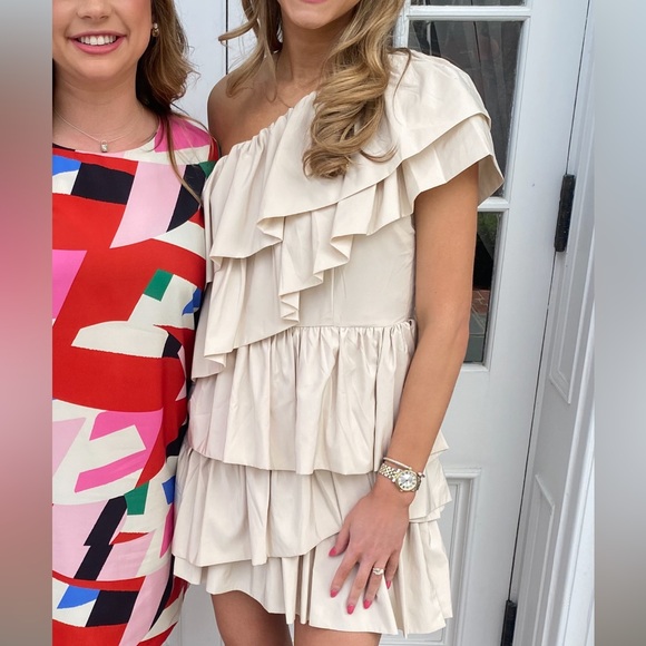 Endless Rose Ruffle One Shoulder Mini Dress - Picture 3 of 3